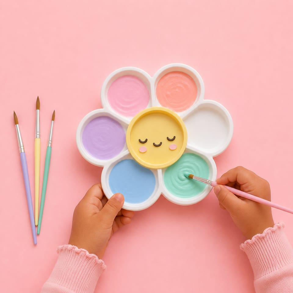 Flower Paint Pallet