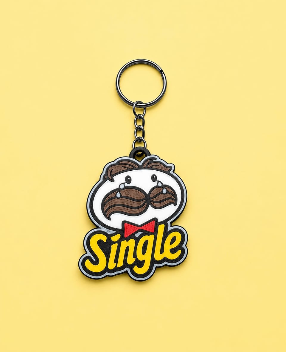 Single Pringle Keychain