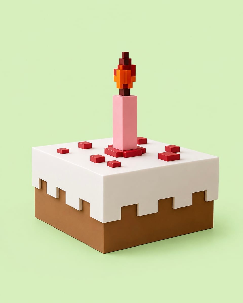Minecraft Cake Box
