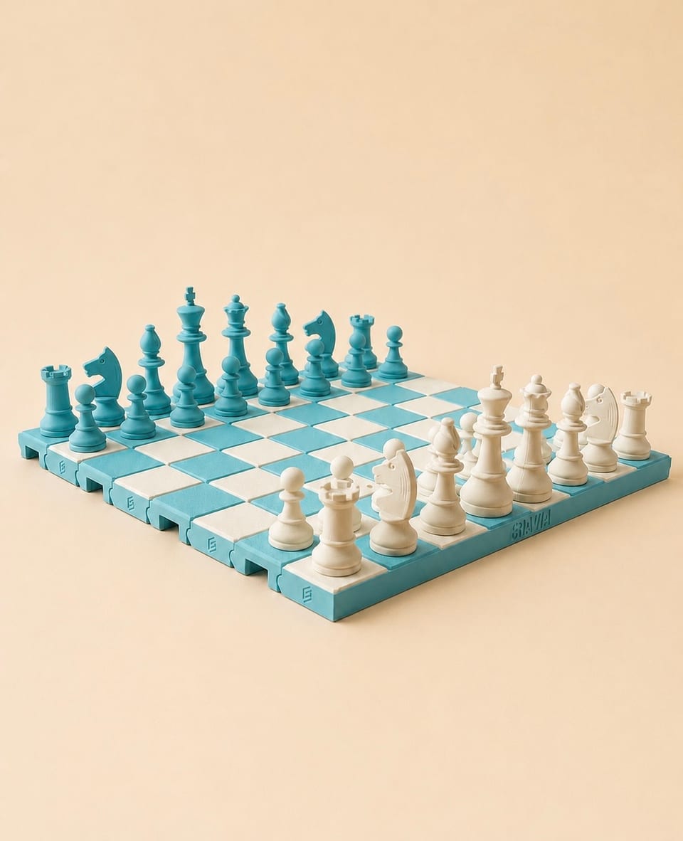 Travel Chess Set Round