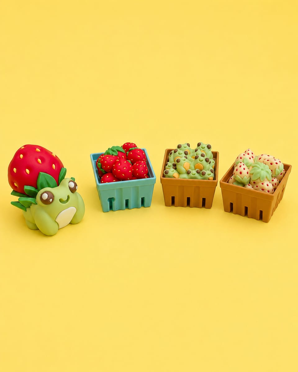 Strawberry Frog Clickers