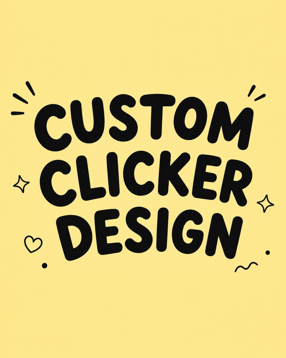 Custom Clicker Keychain (For Seller only)