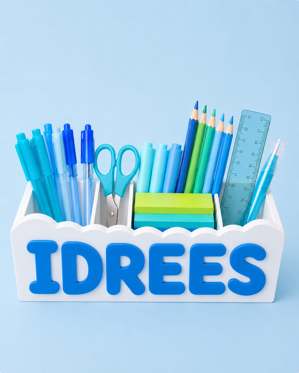 Personalised Stationery Organiser